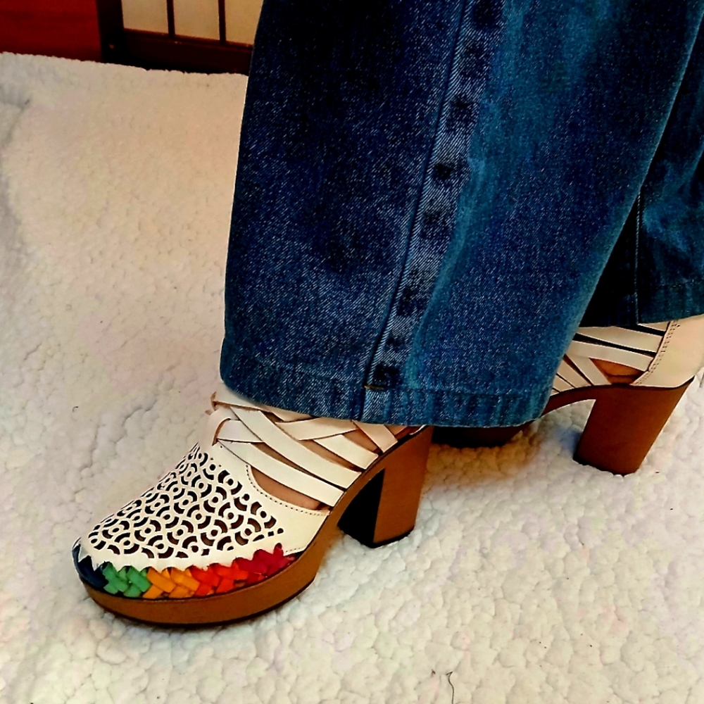 Beautiful leather heels